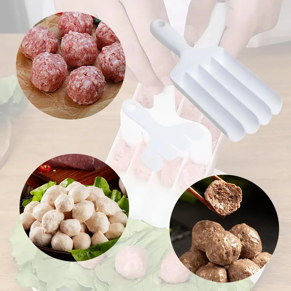 Description Picture 4 of itemMeatball Maker Cooking Homemade Tool Mold Round Squeeze Kitchen Meatball Gadgets Meatball Beef Fish Tool Round Maker Meatba B2I7