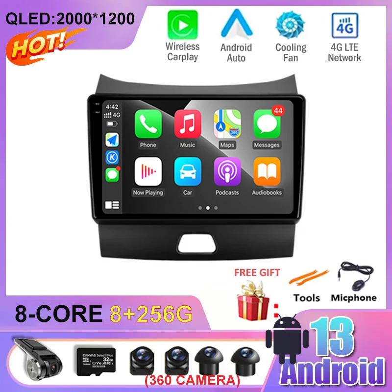 

Car Multimedia Video Auto Radio Player Navigation Stereo Android 13 For FAW Besturn B50 2013 4G WIFI DVD
