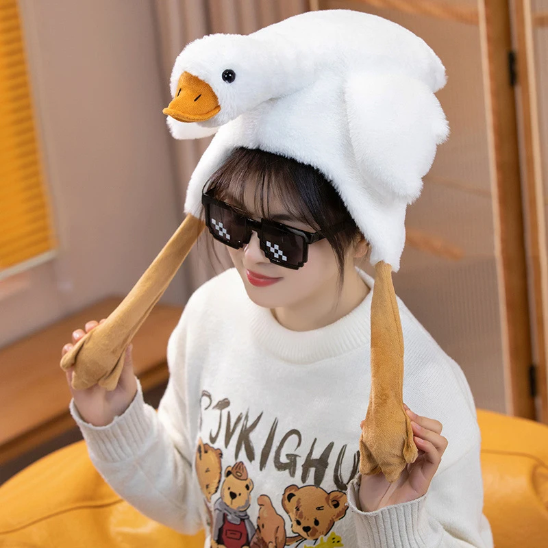 1PC new and high quality Cute Plush Animal Warm Hat Lovely LED Glowing Moving Ears Hats Funny Cosplay Party Caps Kid Gifts