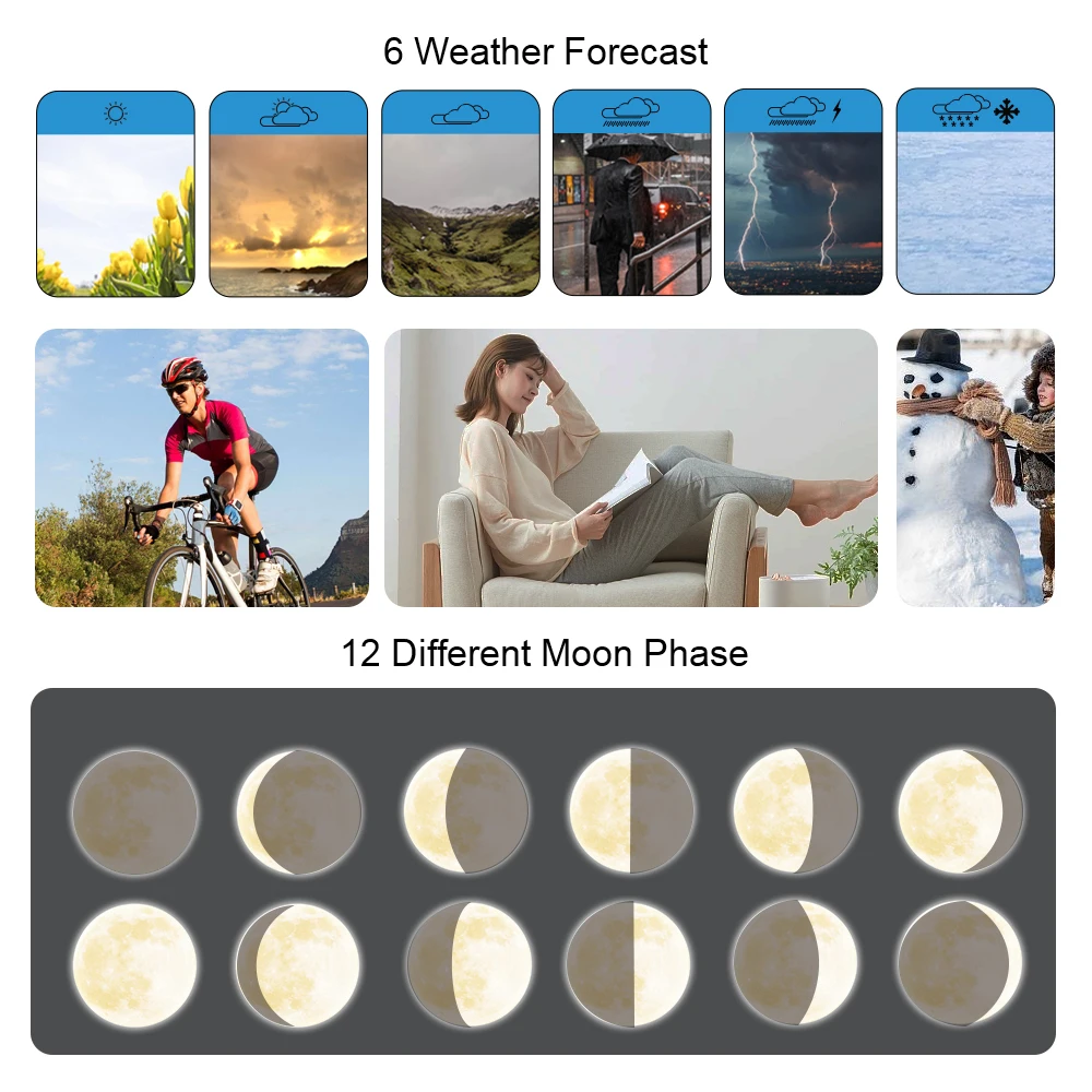 Ketotek-Station Météo Numérique Sans Fil, Prévisions Intérieures