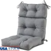 Cushion Set High Back Chairs Outdoor Heavy Duty Polyester Water Resistant Soft Support Dining Cushion 1