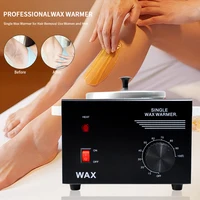 Electric Single Pot Wax Warmer Wax Heater Warmer Skin Hair Removal Adjustable Temperature Suitable For Beauty Salon Home 5