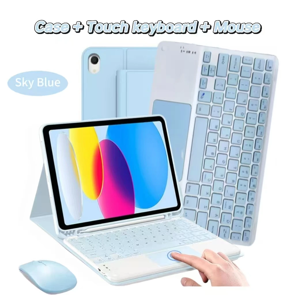 Premium Removable Keyboard Case for Tablets - 11 Inch-Compatible Cover