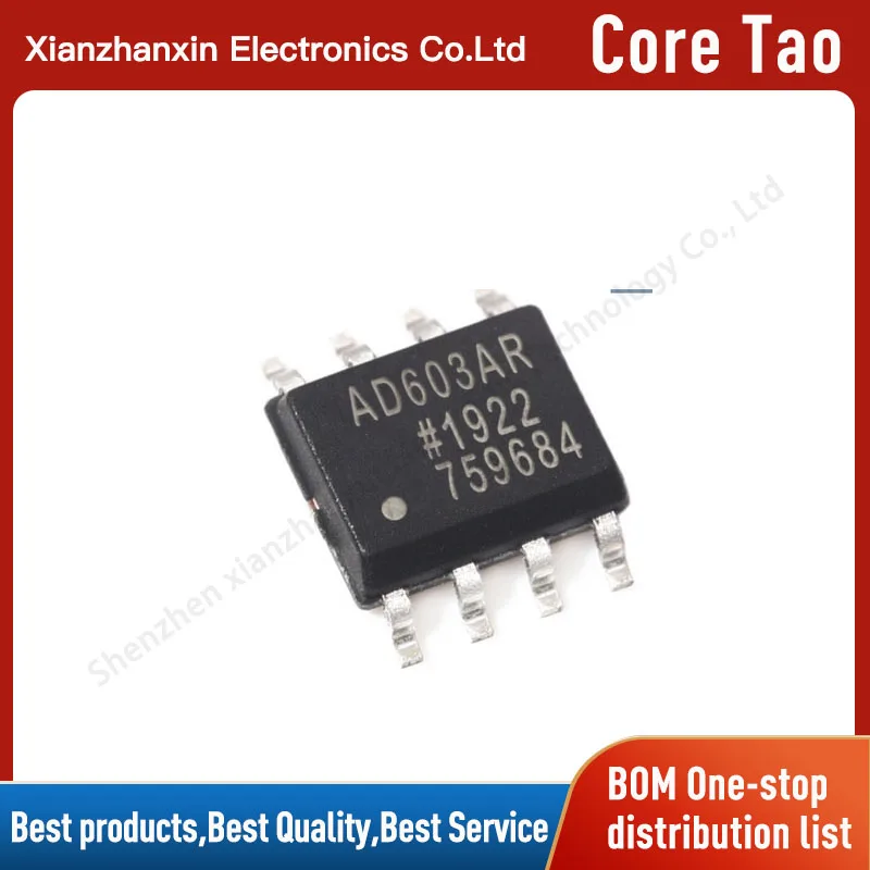 

1pcs/lot AD603 AD603A AD603ARZ Variable gain/operation/buffer amplifier chip