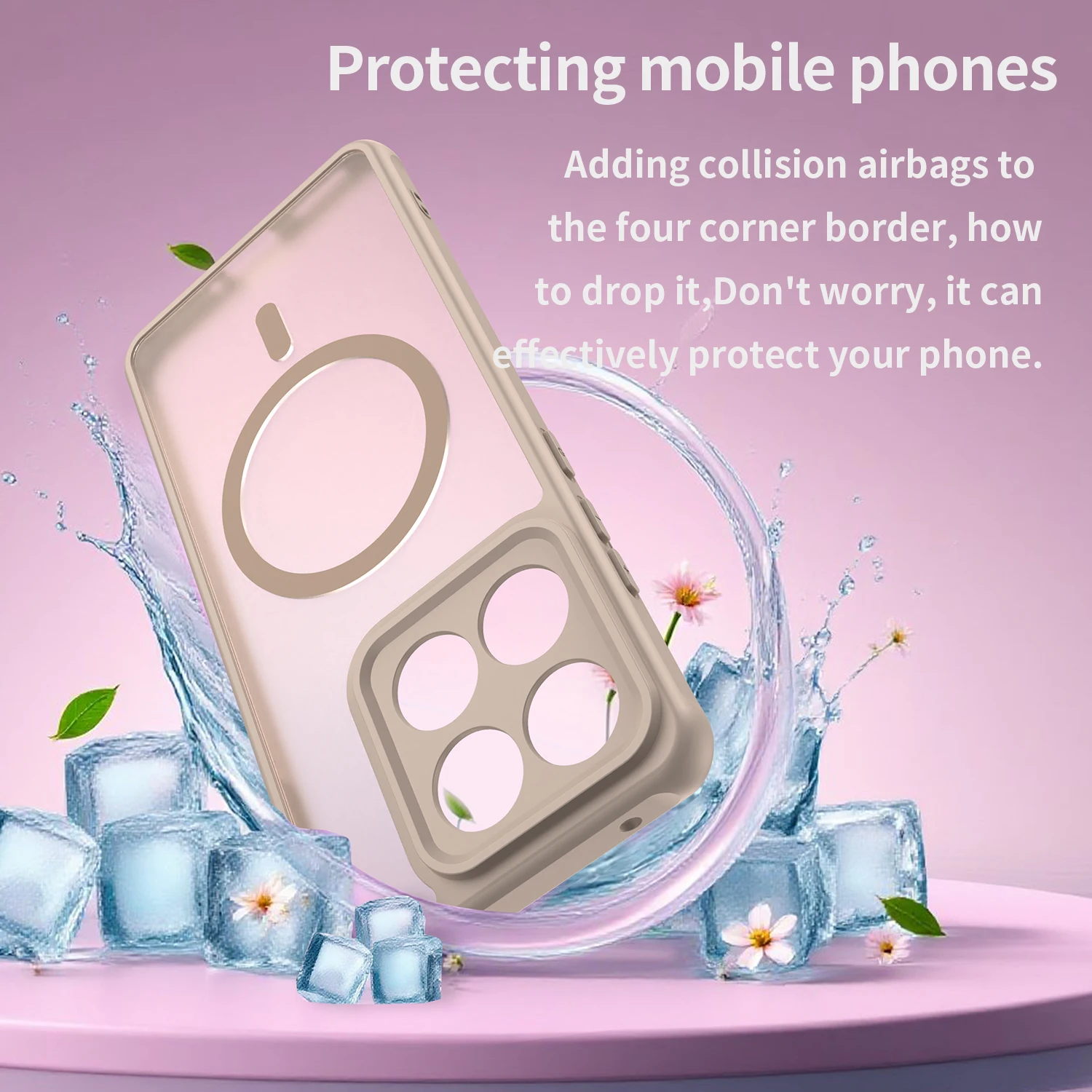 Shockproof Armor Bumper Silicone Phone Case - Hard Cover Capa
