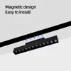 6MM Ultra Thin Aluminum 48V Magnetic Track Light System Smart Home Tuya Dimming  Gille Light Downlight Spotlight  Ceiling Lamp 3