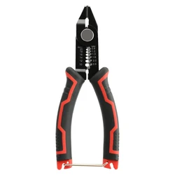 Precision Wire Stripper and Cutter Pliers with Safety Lock and Curved Bevel Design (Hot Type)