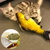 20/30/40 Creative Cat Toy 3d Fish Simulation Soft Plush Anti-Bite Catnip Interaction Chewing Fake Cat Fish Toy Pet Supplies 2