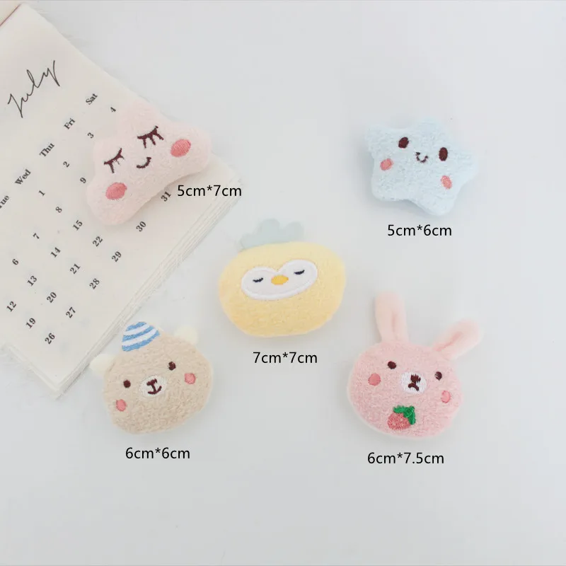 10pcs Children Mini Claw Machine Toys Accessories Doll DIY Prizes Plush Crane Vending Machines Rabbit Bear Star Chicks Clouds 6