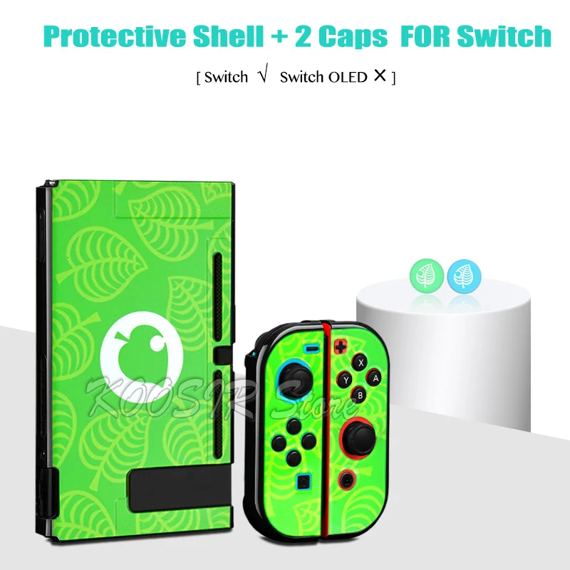 Etui et protection gaming GENERIQUE Sac de rangement pour NS Switch/Switch  OLED FONGWAN Animal Crossing Housse de Transport - vert