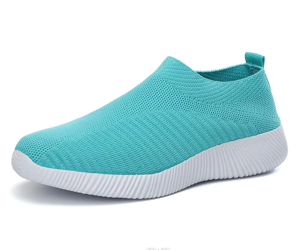 

New Net cloth Women Sneakers Mesh Breathable Socks comfortable Low-top breathable Loafers light Shoes Women Flats Shoes Large