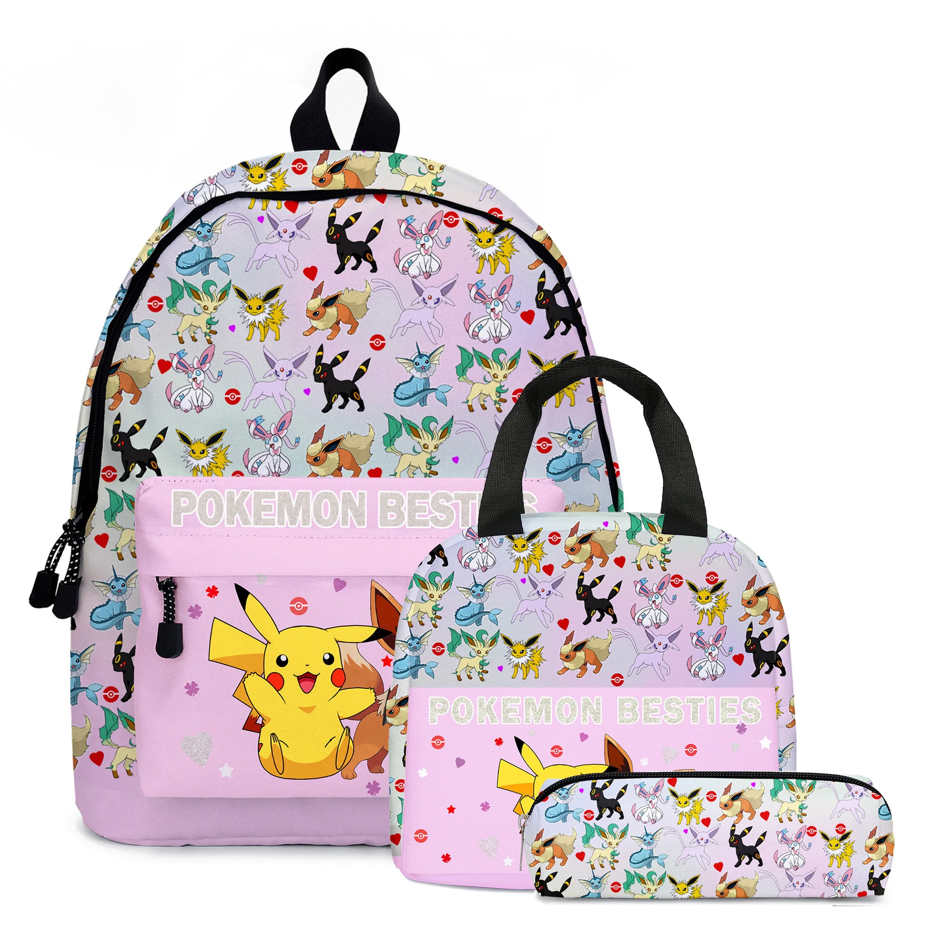 Pokemon Pikachu Backpack Kids School Bag Pikachu Kindergarten Bag