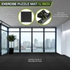 16 Piece Fitness Yoga Mat Soft EVA Foam Puzzle Mat Non Slip Interlocking Gym Mat Protective Mat for Fitness Equipment 6