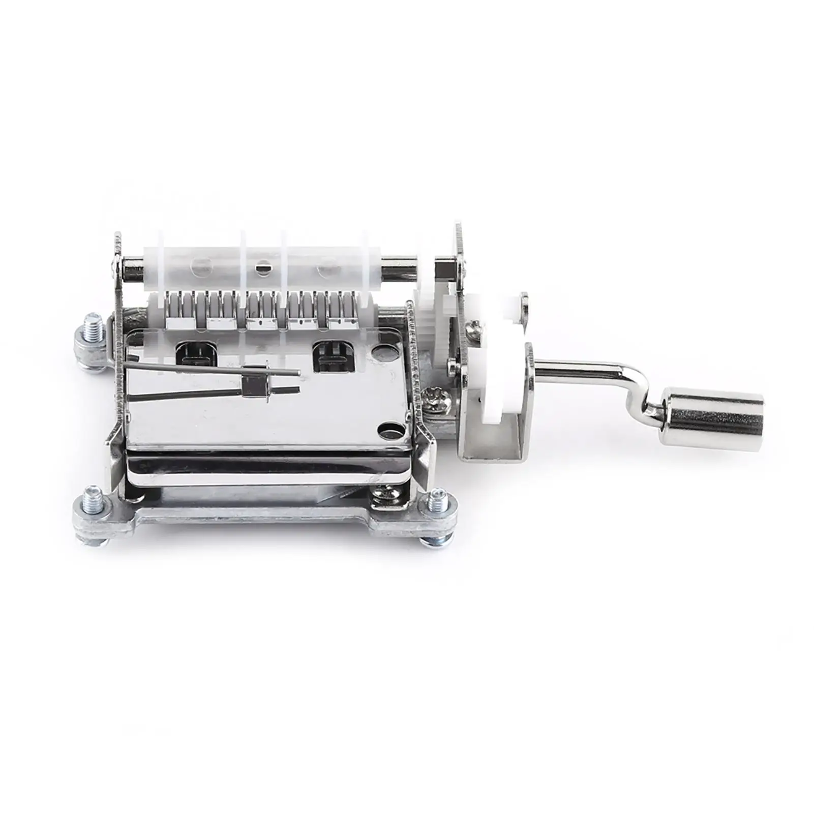 DIY Hand Crank Music Box Kit-15 Note Movement with 20 Blank Sheets for Tunes and Unique Creations