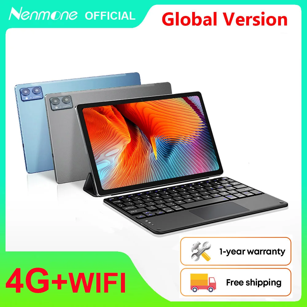 글로벌 버전 Tab10 듀얼 4G 태블릿, 10.36 인치, 2K FHD, 안드로이드 12, 8GB + 256GB ROM, 2 in 1 태블릿 노트북, SIM 카드, MTK Helio G85