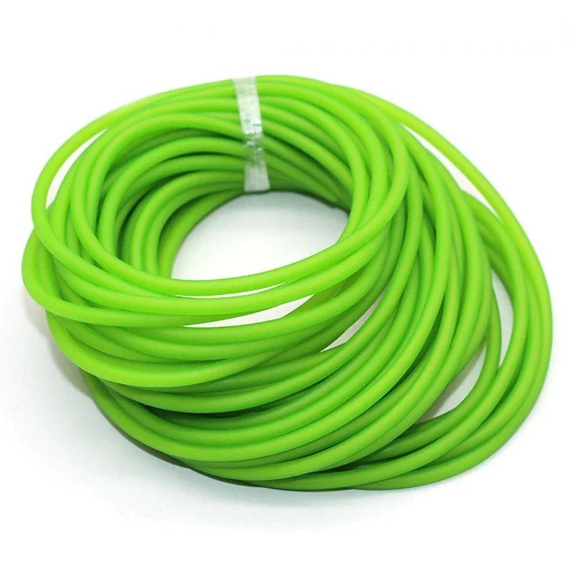 2/5/10M 1632 Natural Latex Rubber Tube Elastica Bungee for Hunting Slingshot Catapult 3.2mm and 3.6mm Diameter Rubber Bands