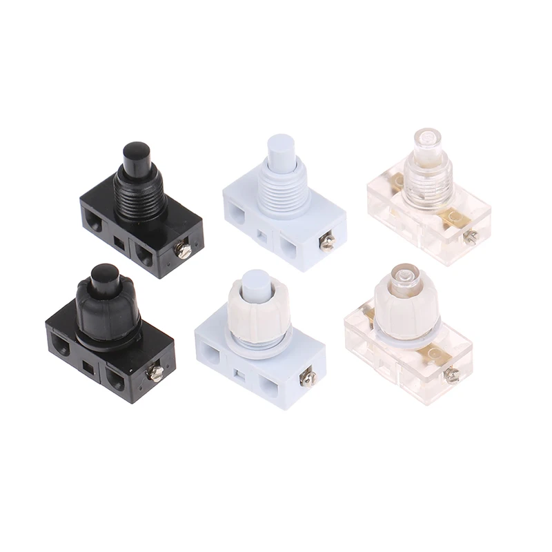 

1pc Push Button Switch Inline Foot Pedal UFO Type Lamp Lighting Foot Control ON/Off Foot Switch AC 250V 2A