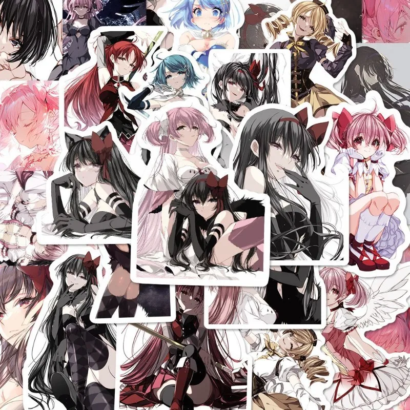 

Водостойкая наклейка Puella Magi Madoka Magica, милые Канцтовары для детей, водостойкая наклейка