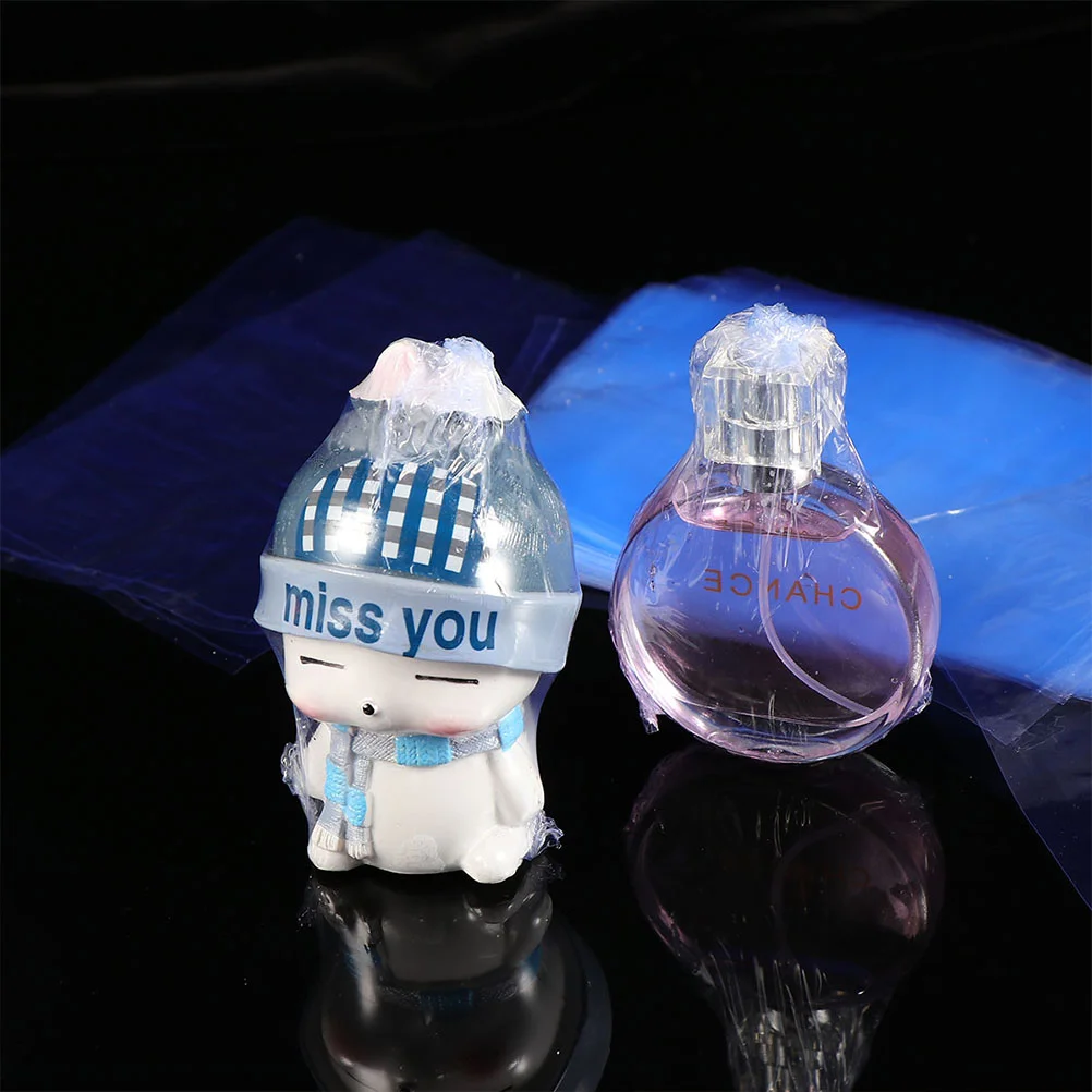 

Toyandona Clear Shrink Wrap Bags Wrapping Pouch Transparent Heat Packaging Cellophane Wrappers Sealer Bags Soap Book Bath
