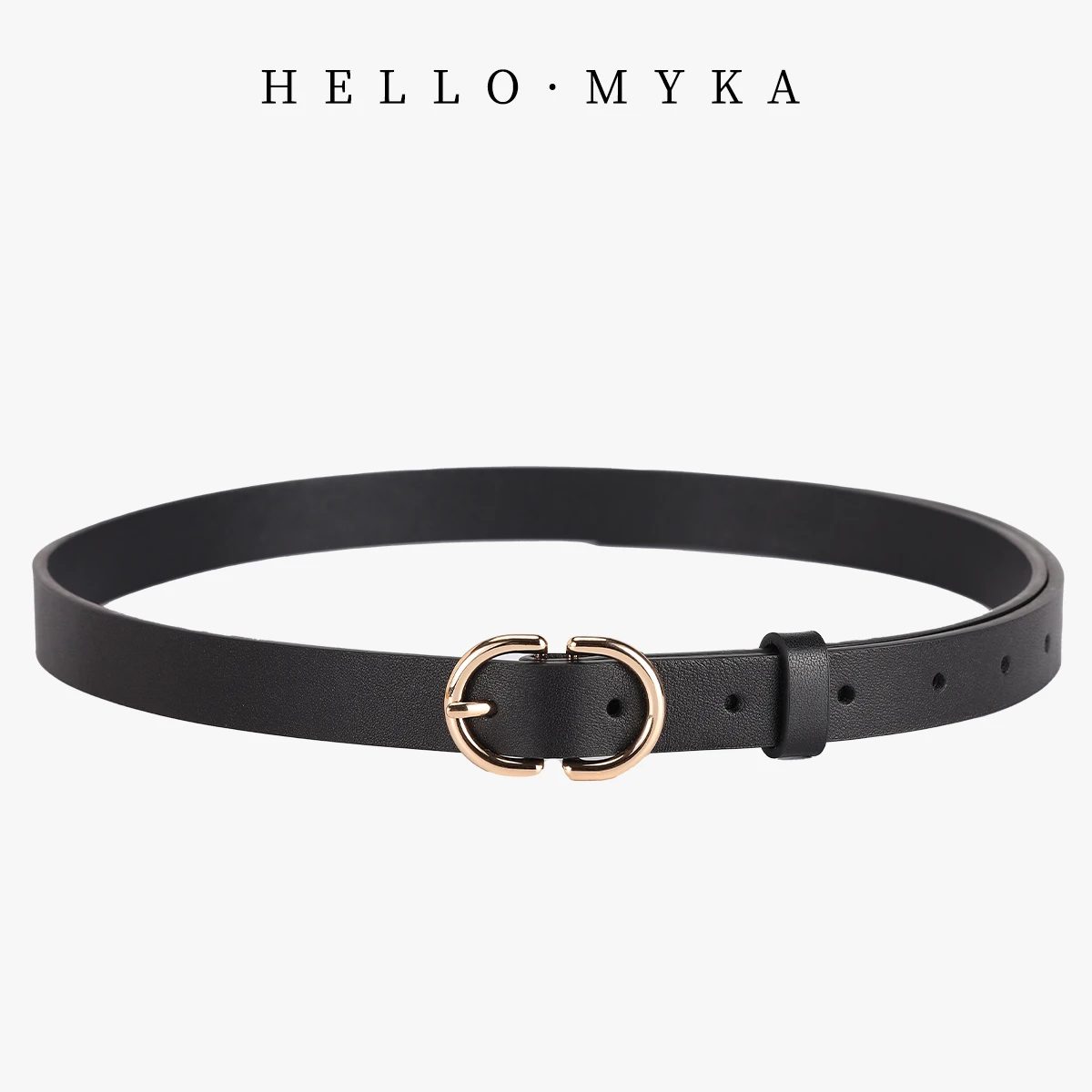 

Korean version of niche belt women's skirt simple Joker style design leather belt women's decorative pants belt