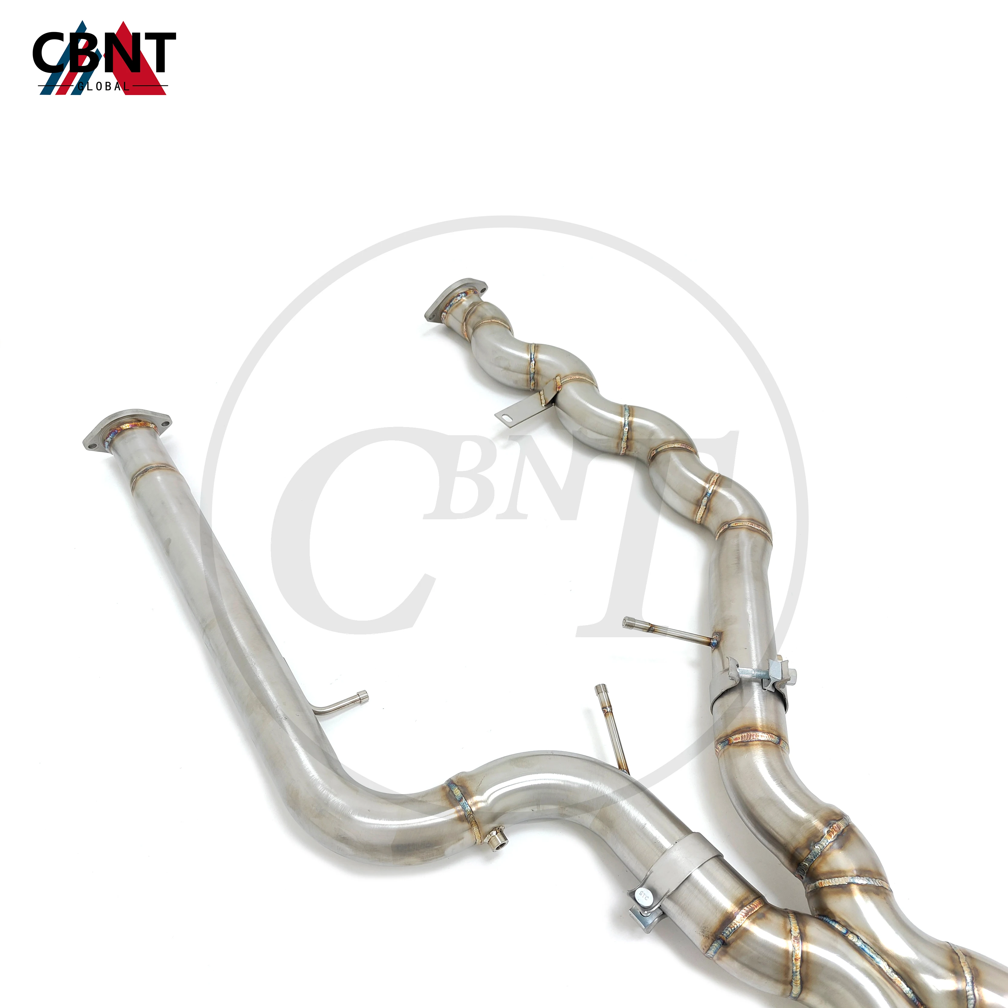 CBNT-304ステンレス鋼の車の排気システム,BMW g80,m3,g82,m4,s58,3.0t,89mm, 3.5