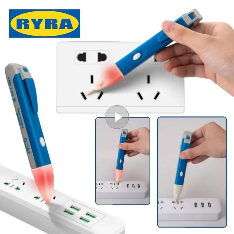  Voltage Detection Pen Electric Indicator LCD Sensor Socket Wall Non-contact Ac Voltage Detector Power Outlet Instrument 90-1000v 