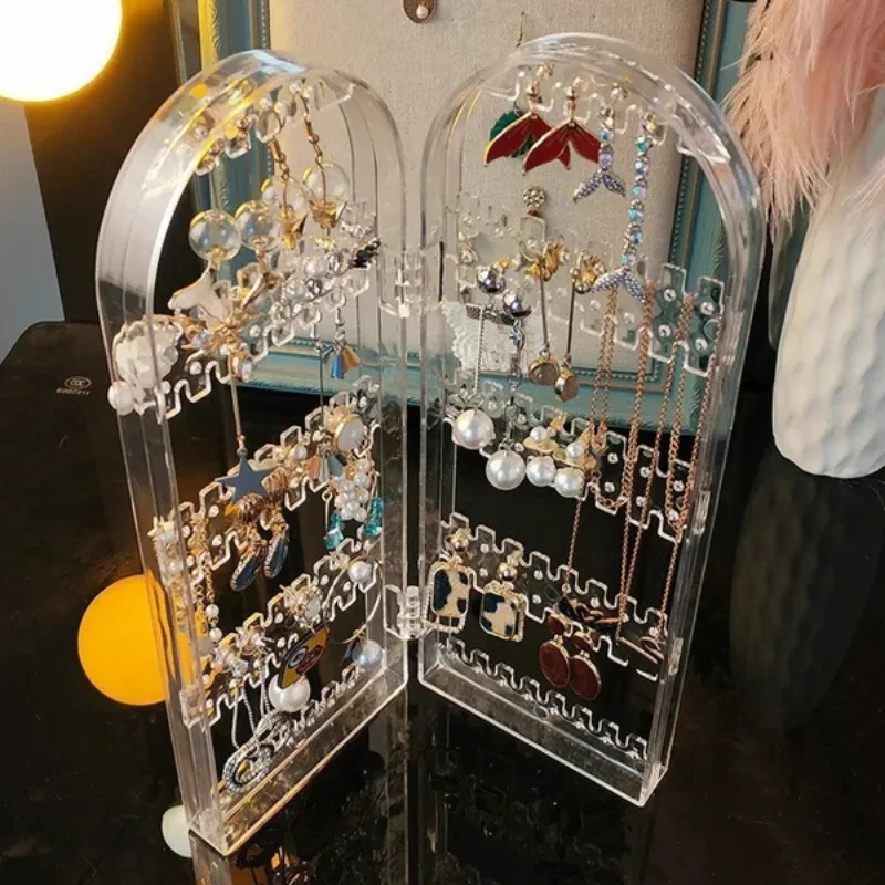 Beavorty 6PCS Earring Storage Panel Portable Organizer Board