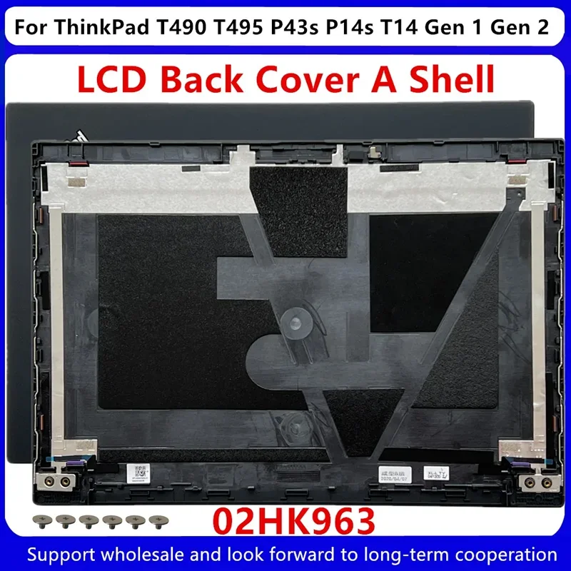 

Новинка, задняя крышка для Lenovo ThinkPad T490 T495 P43s P14s T14 Gen 1 T14 Gen 2 LCD 02HK963 02HK962 02HK964