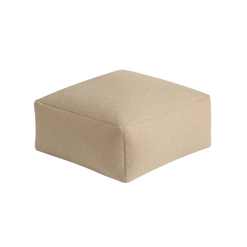 Lazy Sofa Ottoman Foot Stool Cover No Inner Modern Designed Footstool Side Table Chair Stool Versatile Low Sofa
