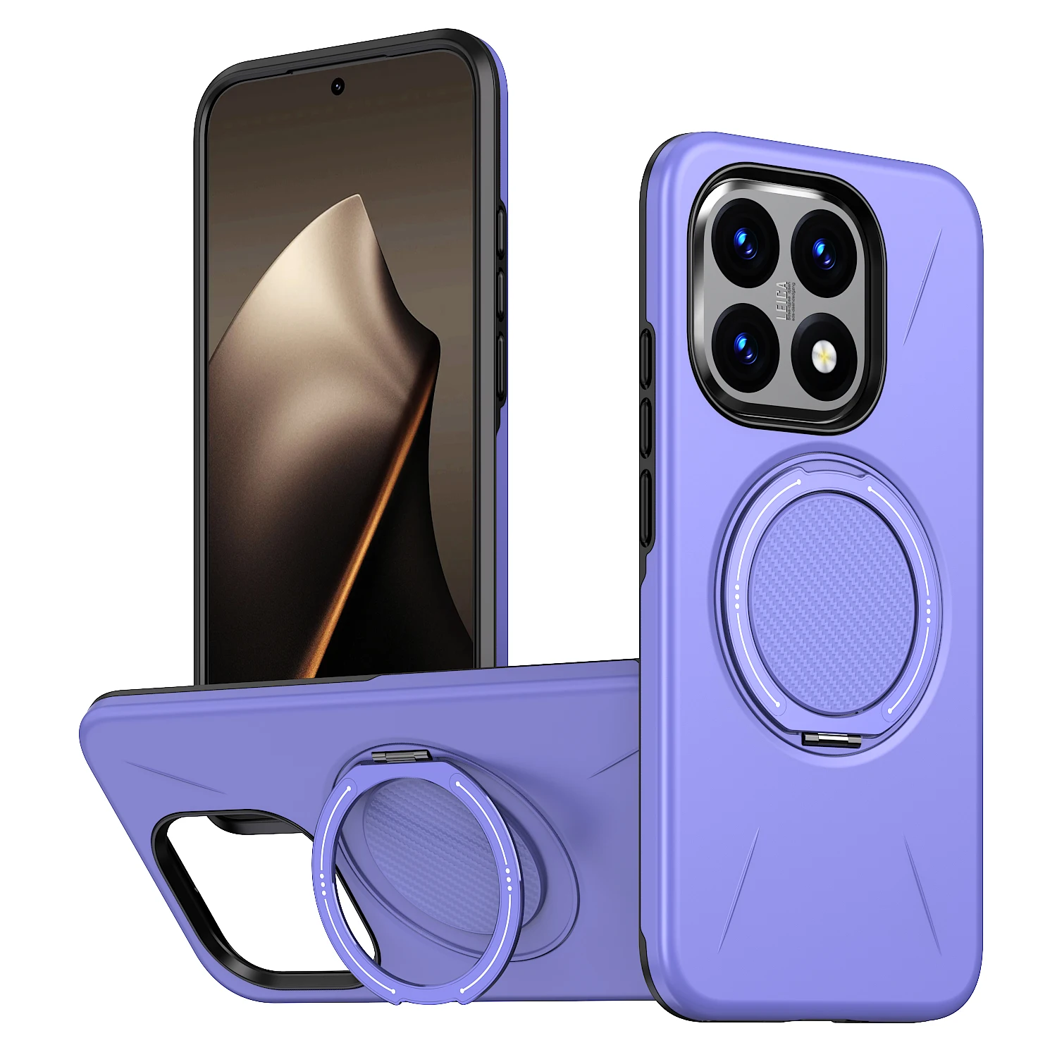 360° Magnetic Shockproof Phone Case with Stand Holder and Magsafe Compatibility