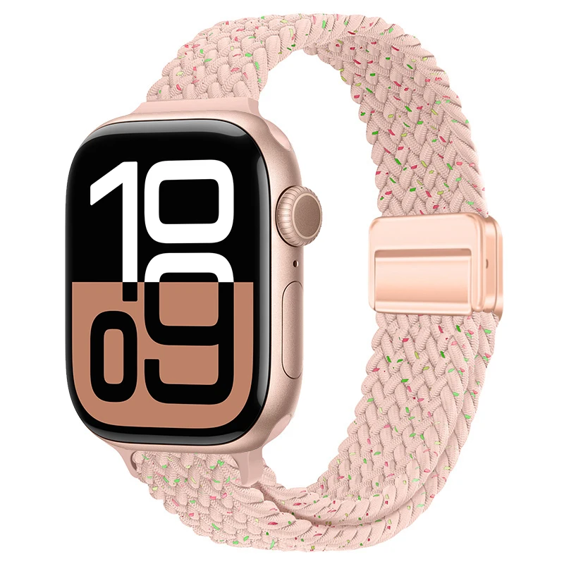 Compact Nylon Elastic Braided Bracelet