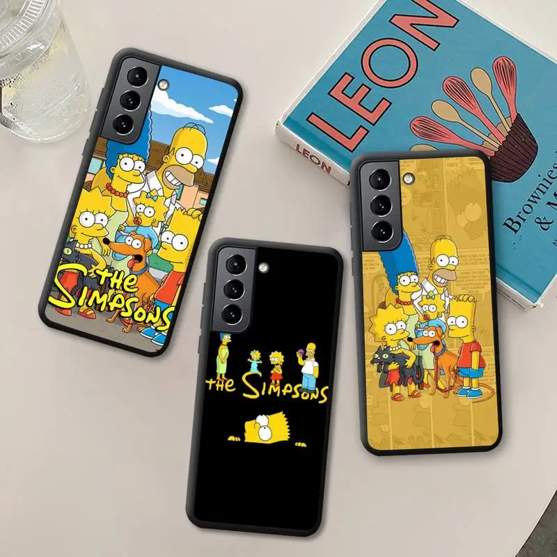 Чехол для телефона simpsons силиконовый мягкий Samsung Galaxy S21 Ultra S20 FE M11 S8 S9 Plus S10 5G lite 2020 |