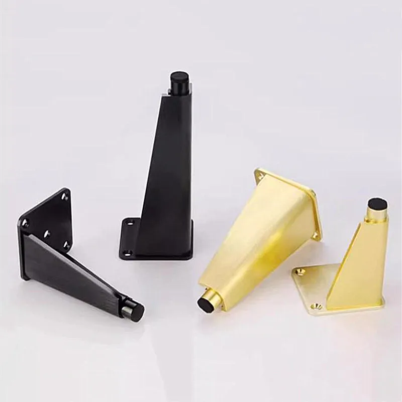 4pcs Adjustable Aluminum Alloy Cabinet Legs Bracket Coffee Table Chair Leg Protector Bathroom Furniture Leveler Supp