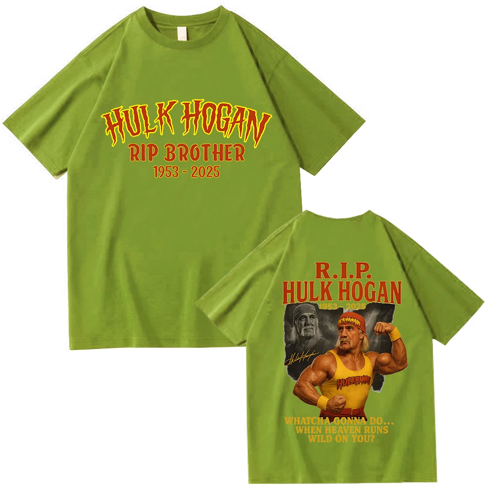 Hulk Hogan T-Shirt 1953-2025 - Baumwolle Streetwear Für Damen & Herren