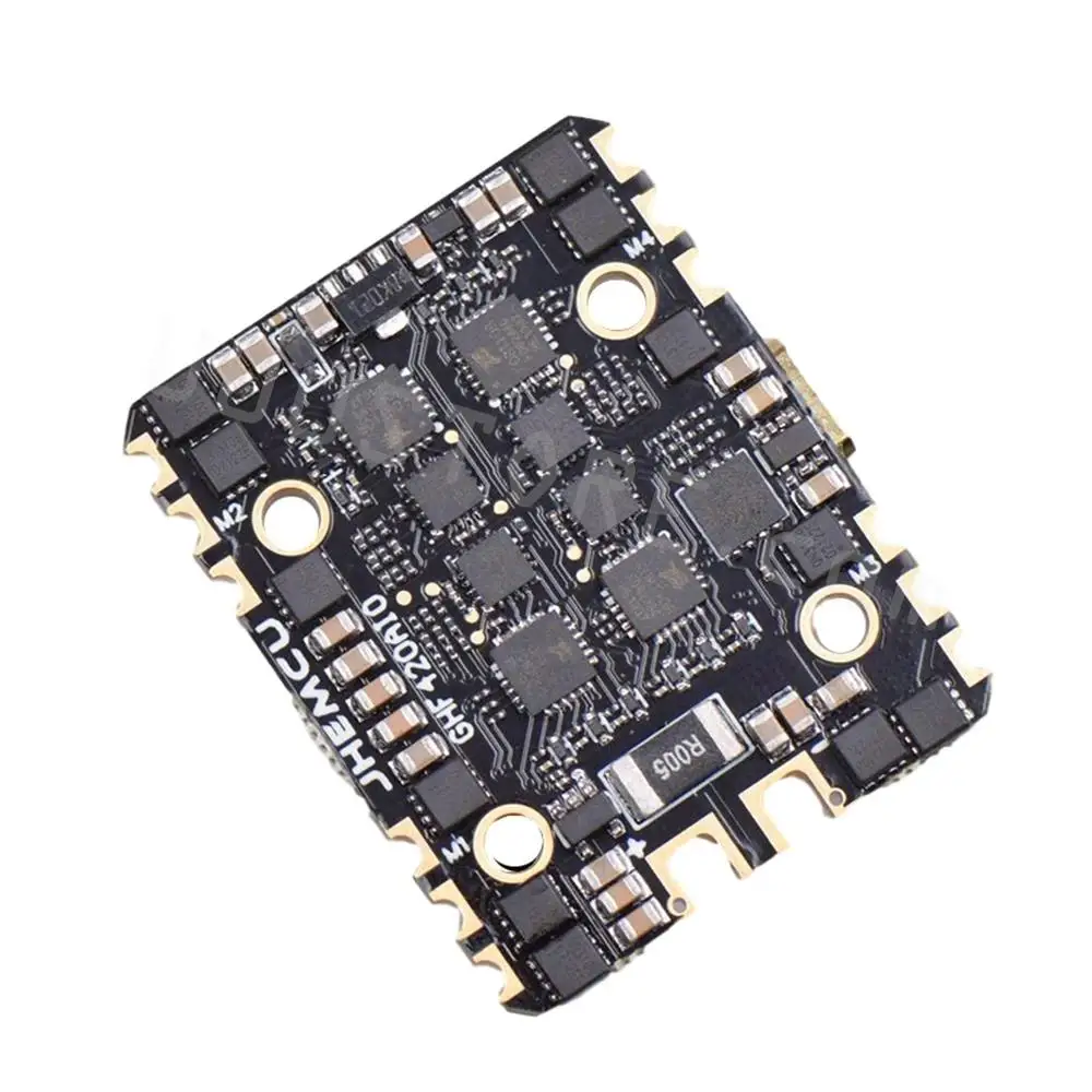 JHEMCU GHF420AIO 35A F4 OSD Flight Controller Built-in 35A BLHELI_S 2-6S 4in1 ESC for RC FPV Racing Toothpick Cinewhoop Drones 2