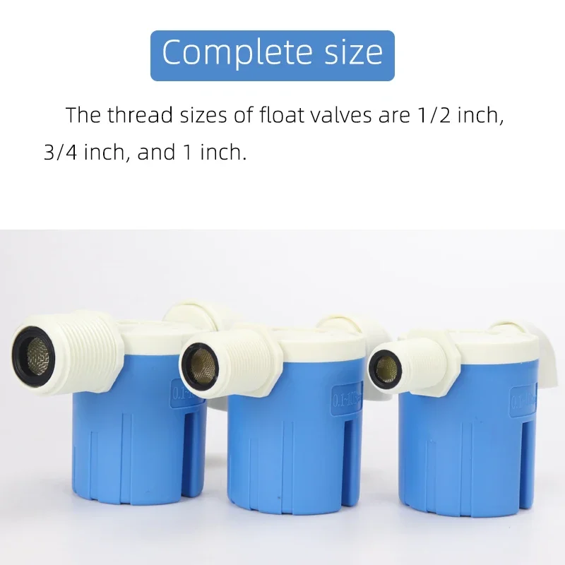 Float Valve 1/2" 3/4" 1" Practical Water Level Control Durable Replacement Full Automatic Anti Corrosion Nylon ball balve