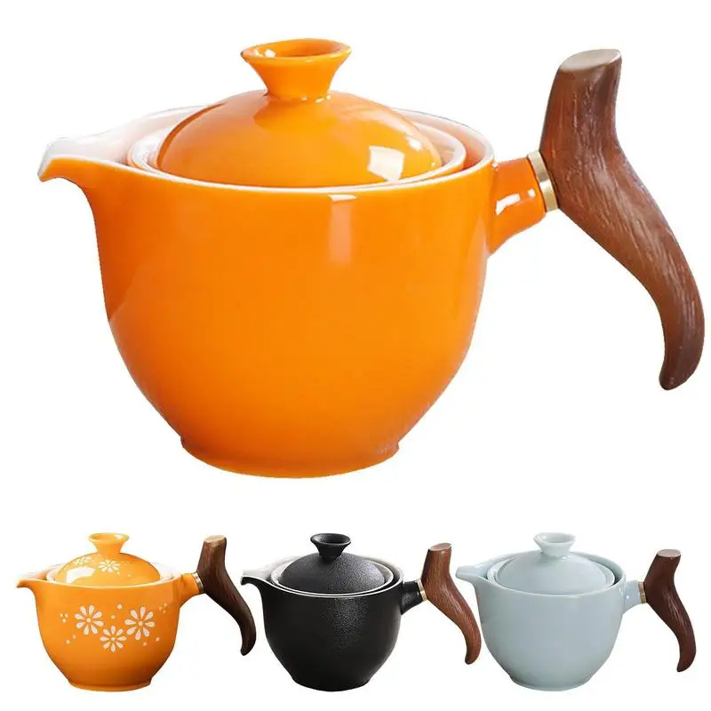 

Tea Maker Portable Rotating Ceramic Teapot Travel Tea Maker Infuser Exquisite Shape Kitchen Accessories durable Perfect Gift