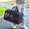 Travel pet bag portable for outdoor carrying one shoulder breathable cat dog bag Comfort Foldable Handbag Pet Transport Bag 6