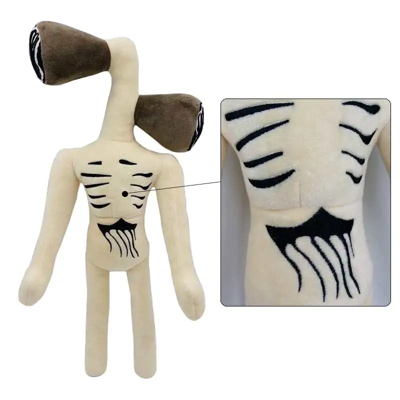 New 40cm Anime Scp Siren Head Plush Doll Toys Foundation Scary