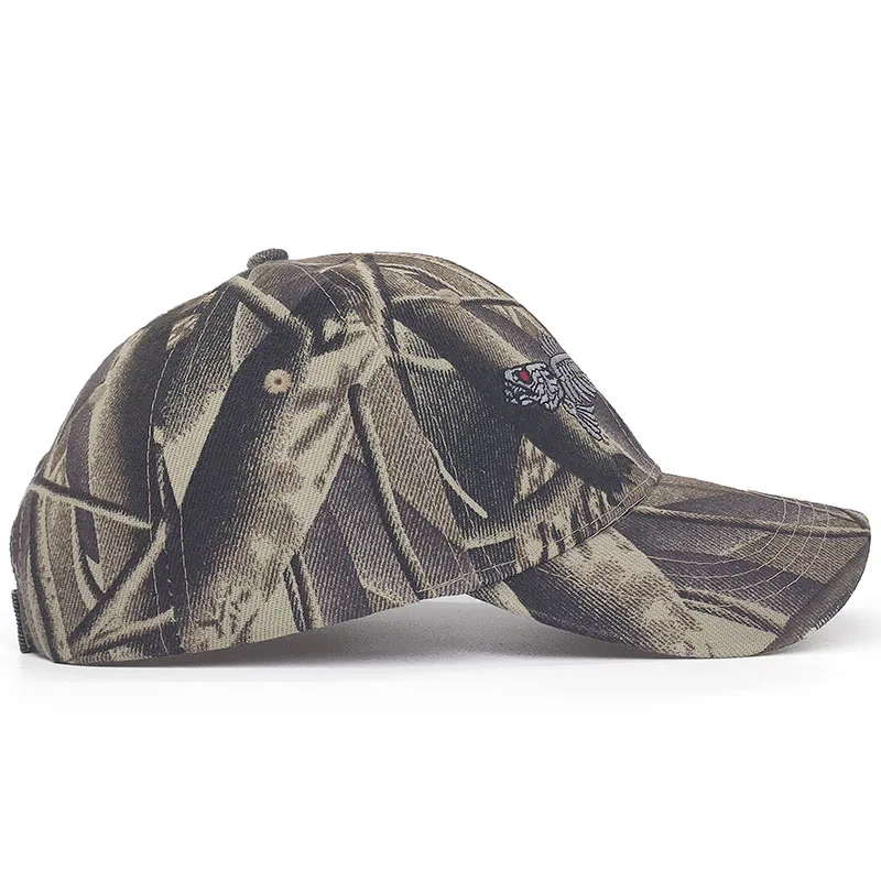 Camo New Men's Baseball Cap For Women Snapback Hat Fish Embroidery Bone Caps Gorras Casual Casquette Outdoor Hunting Hats 3