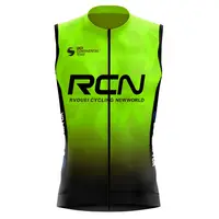 2025 Rcn New Cycling Compressed Summer Windproof Lightweight Sleeveless Men's Mountain Cycling Sweatshirt Team Cycling 1