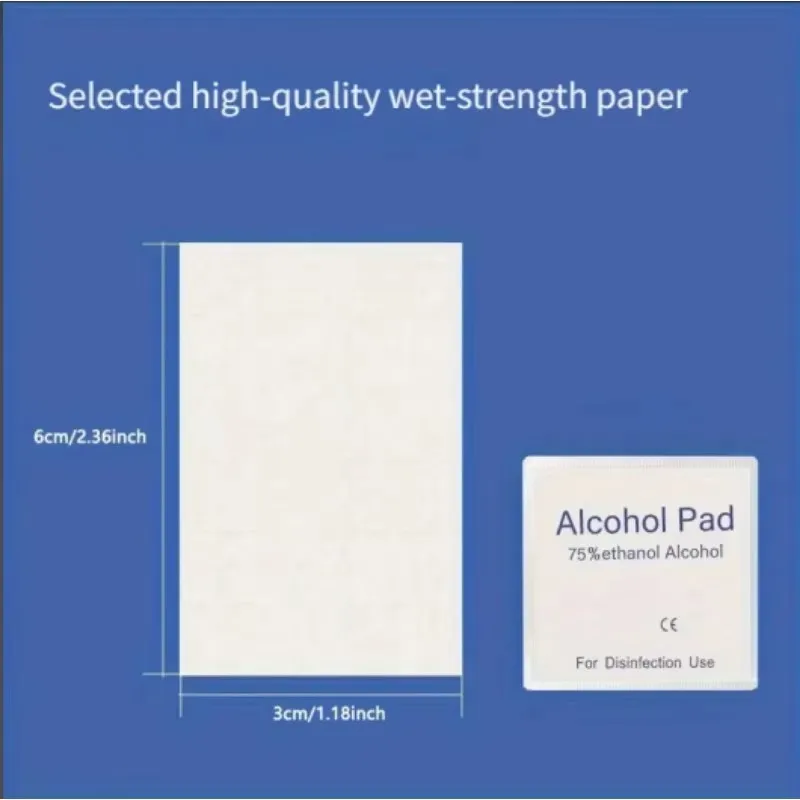 Disposable disinfection car interior cleaning wound treatment essential for home, 75% alcohol disinfection cotton paper 4