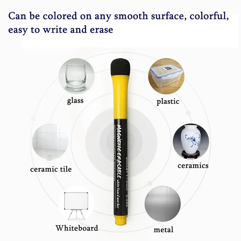 지우개 유리 창 페인팅 칠판 그래피티 화이트보드 펜, 아트 마커 펜, 하이라이터 액체 초크 펜