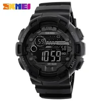 5PCS/Set SKMEI 1243 Men Multifunction 5Bar Waterproof PU Strap LED Display Watches Chrono Digital Watch reloj hombre Sport Watch 1