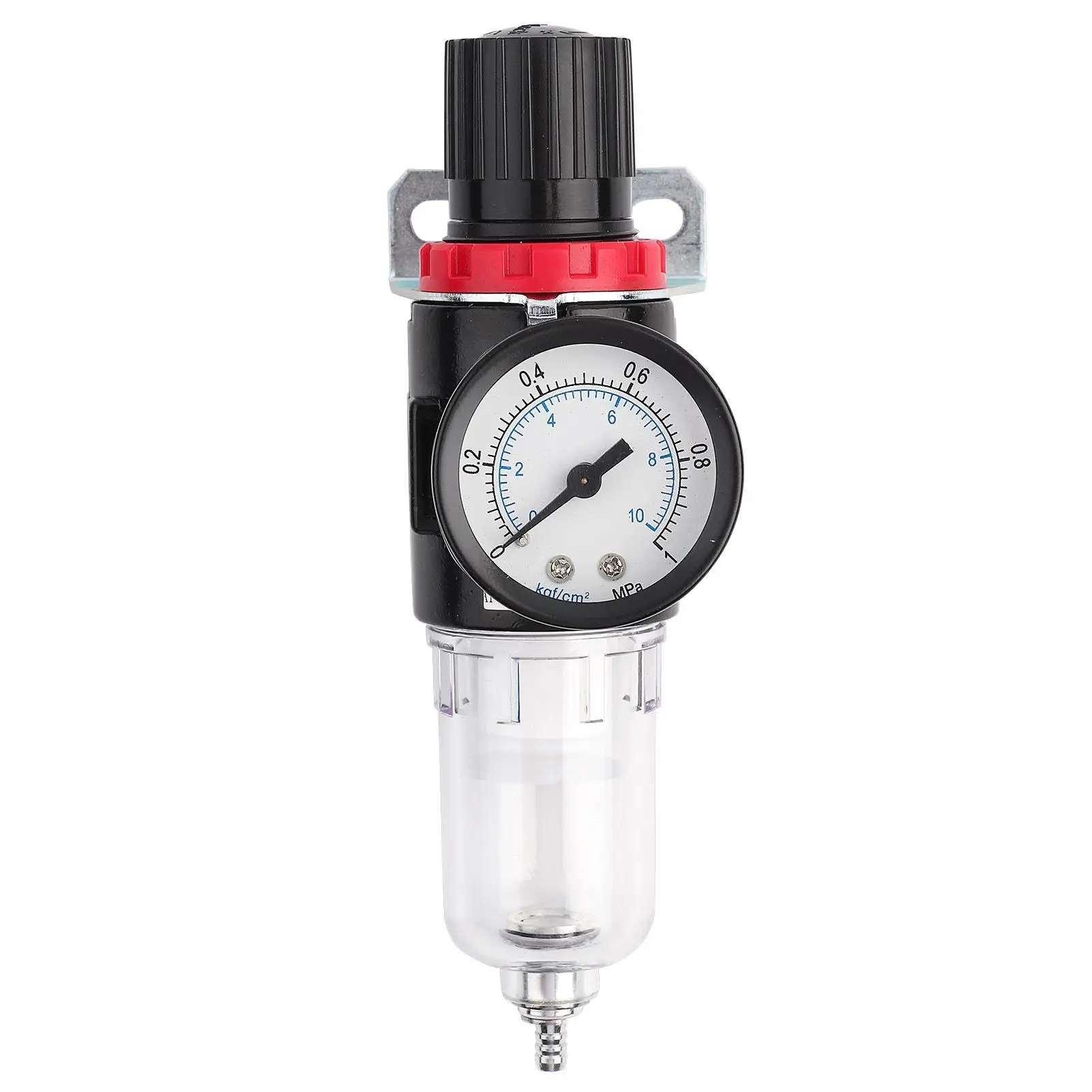 1/4 Inch AFR2000 Compressed Air Filter Oil-Water Separator with Pressure Gauge and Oil Water Regulator