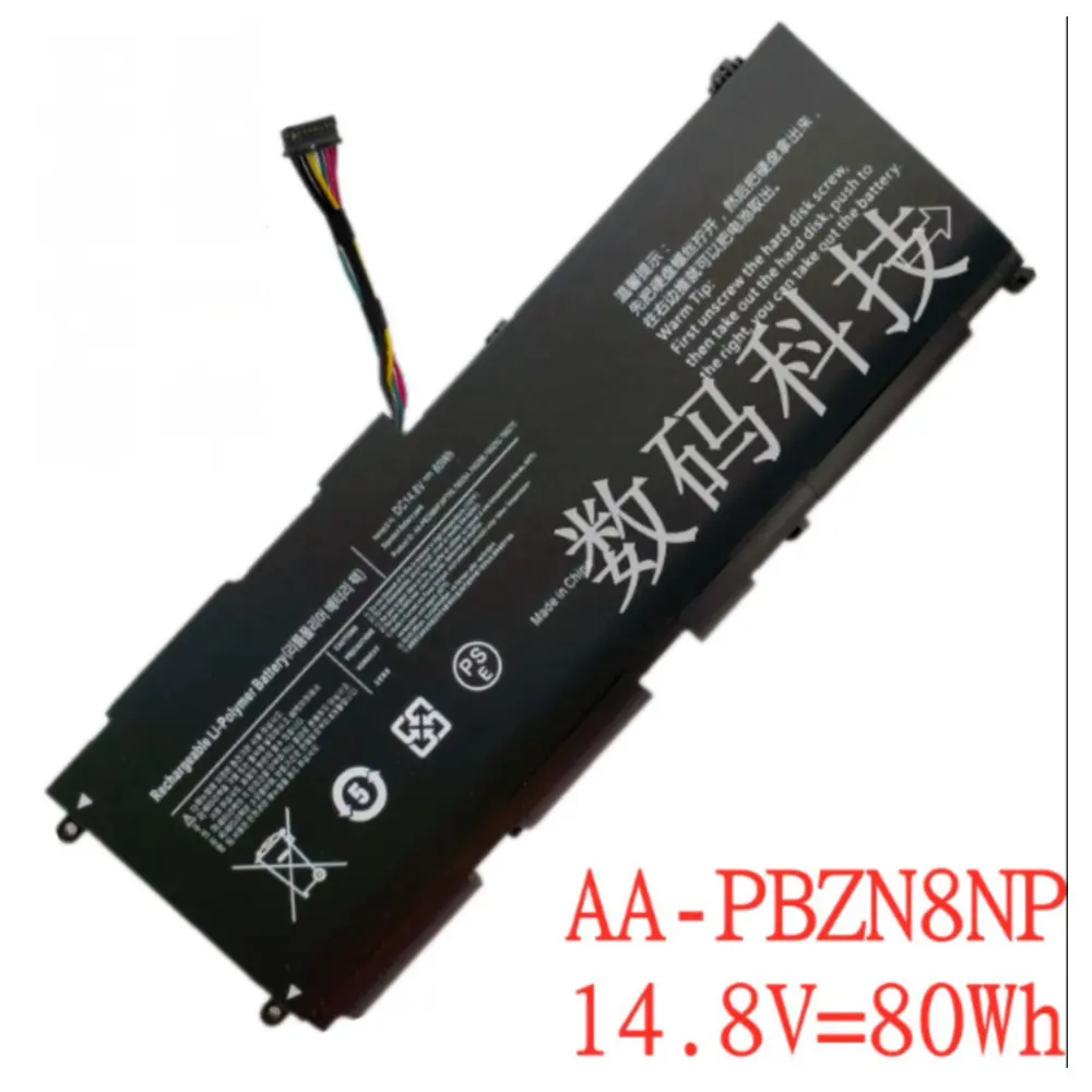 

14.8V 5420mAh 80WH AA-PBZN8NP New Laptop Battery for Samsung 7 Np-700 700z Np700z7c Np700z5b BA43-00318A 1588-3366