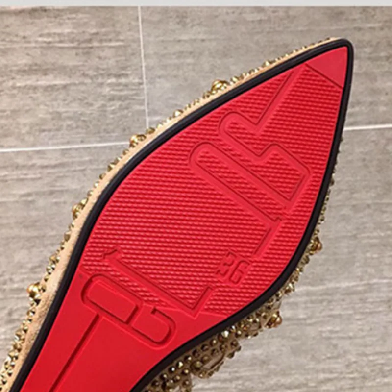 Women Kid Suede Slides Flats With Shoes Retro Red Soft Thick Bottoms Anti-Slip Old Lady Slippers Closed Toe Black Khaki Mesh De 5