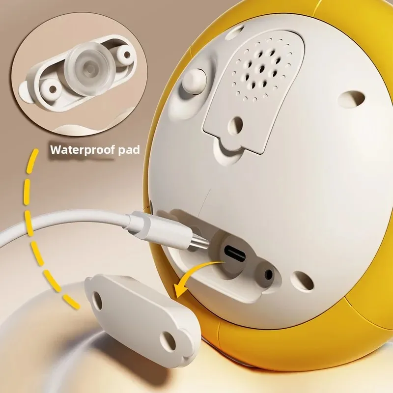 Giocattoli da Bagno per Bambini, Spruzza Acqua, Giocattoli Elettrici a Forma di Balena con Luce e Musica, Palla da Bagno LED, Giocattolo per Vasca - immagine 4