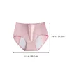 Urinary Urinary Incontinence Panties Women Waterproof Anti-side Leakage Menstrual Pants Miss Panties Ladies Lingerie Fabric 4