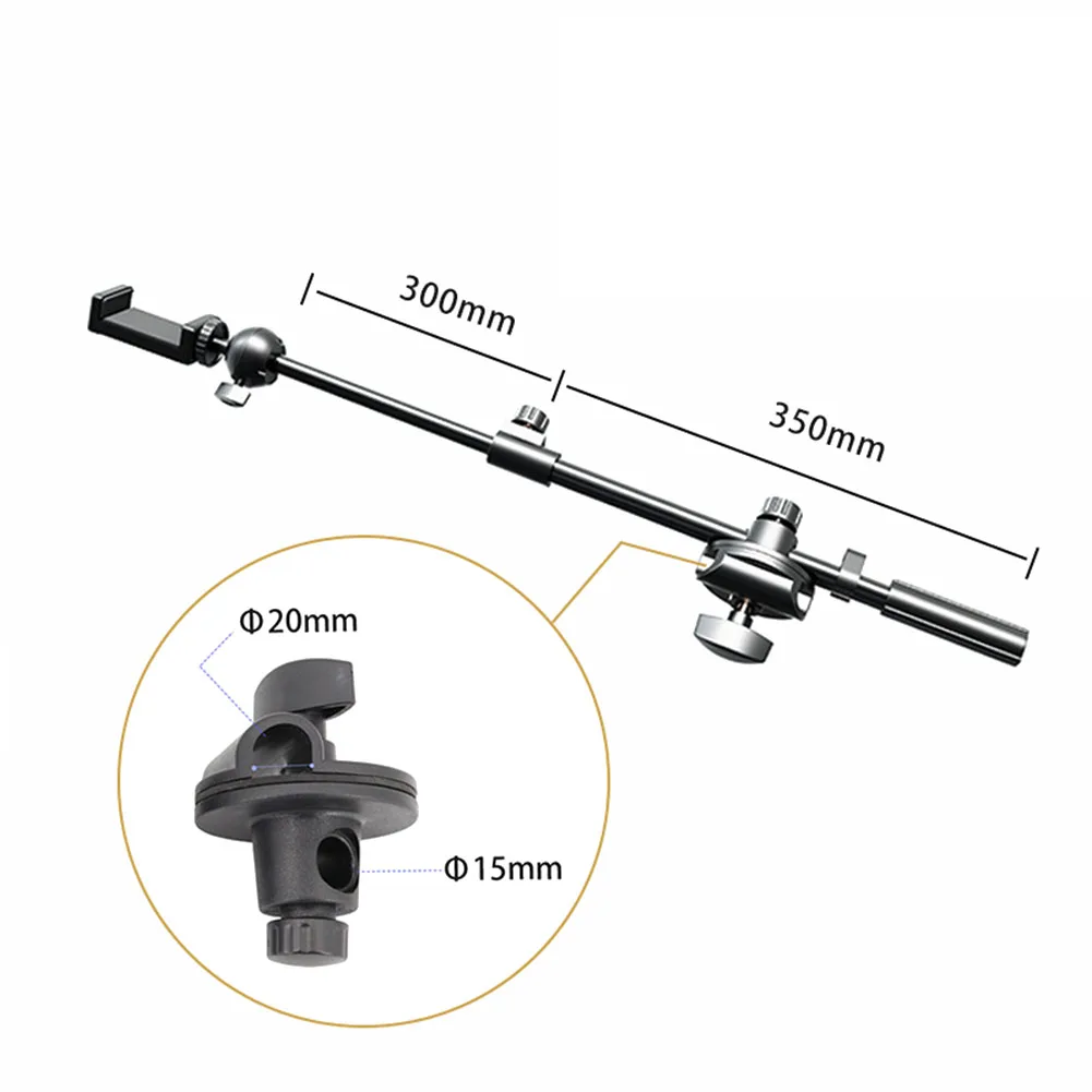 Bracket Microphone Stand Equipment Extension Holder Mic Reliability Rotating Versatile Wide Compatibility 55CM